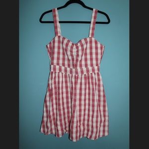 Pink Plaid Sun Dress